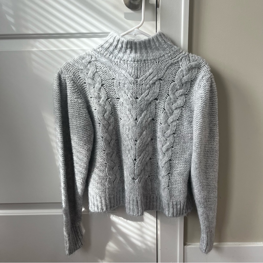 American Eagle Grey Turtle Neck Sweater